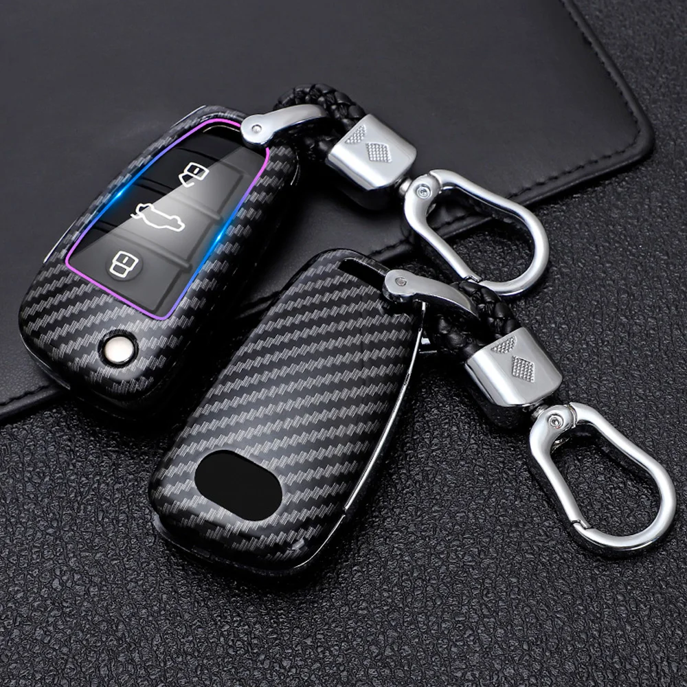 

Auto Car Styling Key Case For Audi A3 A4 A4L B6 B7 B8 A5 A6 A6L C5 C6 Q3 Q5 Q7 S5 S7 RS3 TT Car Holder Shell Cover keychain