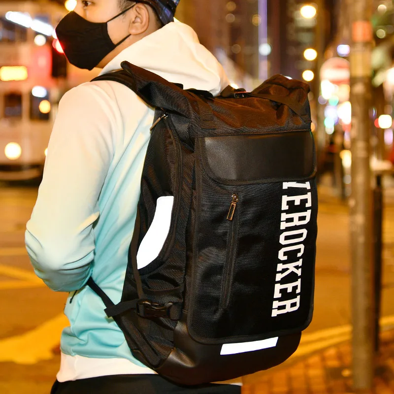 

Trend Backpack Men's Bag Popular Brand Schoolbag INS Ultra-fire harbour-Style Large Capacity Travel Bag Women's Fashion Backpack