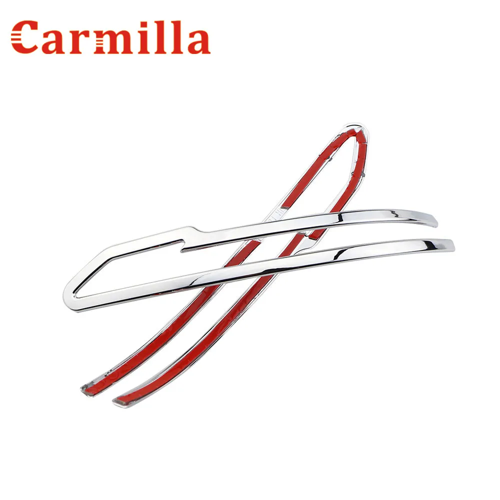 Car Rearview Mirror Protector Carmilla Rear Side Mirror Chrome Cover Trim Sticker For Nissan X-trail Xtrail X Trail T32 For Qashqai J11 Murano 2015 -