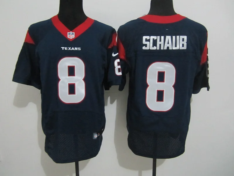 Черный Стилизованный, Хьюстон s Matt Schaub DeAndre Hopkins Ed Reed Arian Foster Brian Cushing A. Jonson Owen Daniels JJ Watt Jersey - Цвет: Черный