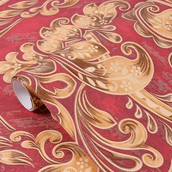 

1M Classic European Damask Wallpaper For Walls Luxury Elegant 3D Embossed Textured Wall Paper Home Decor