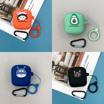 

Cute Japanese Earphone Case for Audio Technica ATH-CK3TW Bluetooth TWS Headphone Box Shockproof Protective Cover Headset Bag