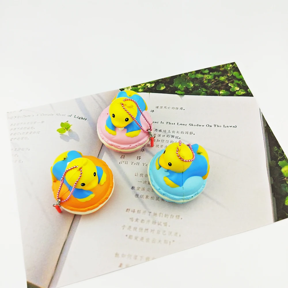 Creamiicandy Dessert animal Macaron Scent Squishy Slow Rising Soft Squeeze Toys Relief Stress Gift Toy for Kids