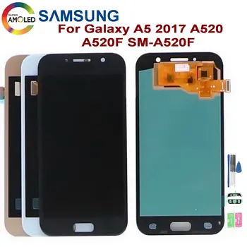 

5.2"Super AMOLED LCD For Samsung Galaxy A5 2017 Display A520 A520F SM-A520F LCD Display Touch Screen Digitizer Assembly replace