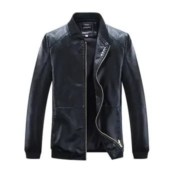 

2019 Spring New Casual Stand Collar Biker Jacket