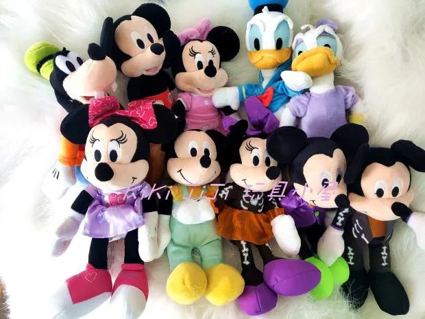 Goofy Микки Минни Маус Дейзи Дональд Дак Плюшевые игрушки Младенцы милые мягкие