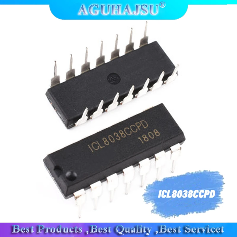 5 шт. ICL8038CCPD DIP14 ICL8038 DIP прецизионный генератор сигналов/осциллятор с контролем