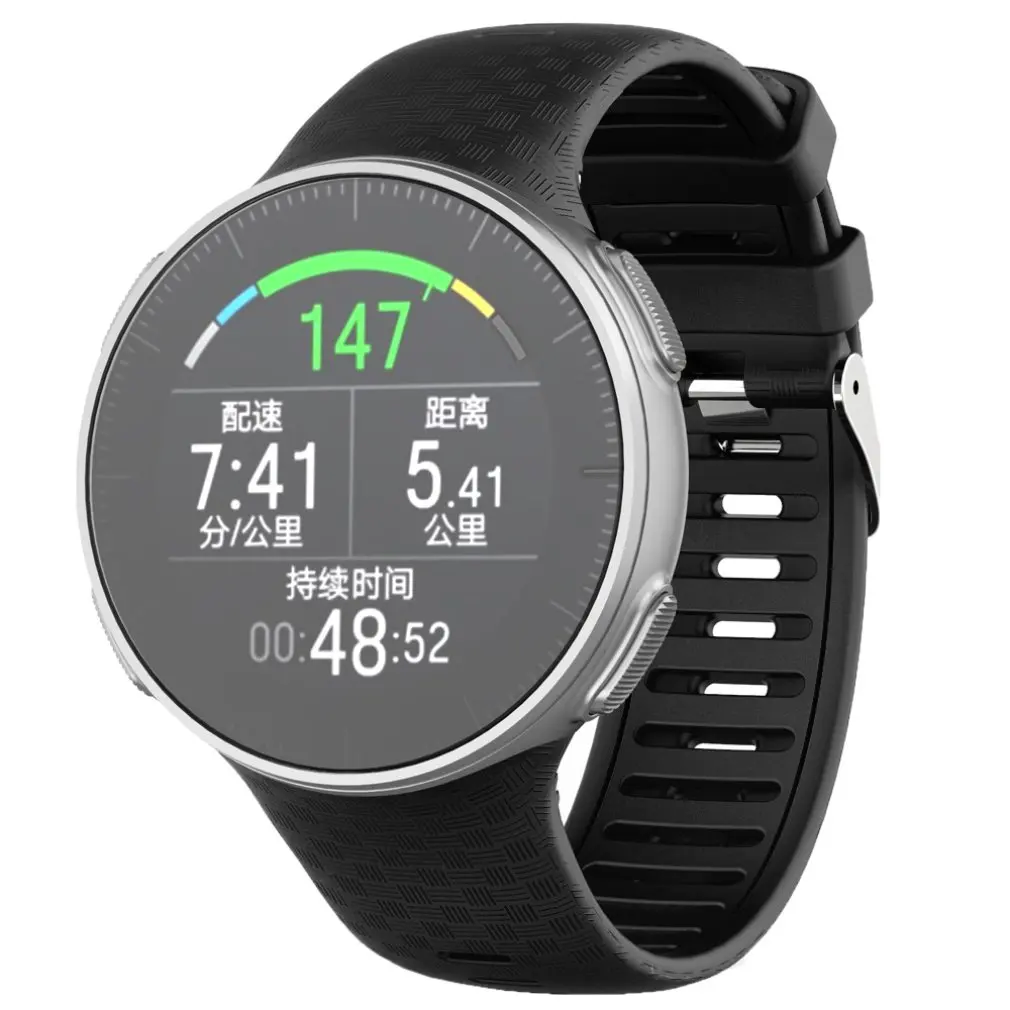 Для Polar Vantage V силиконовый смарт-ремешок для часов, браслет, ремешок, замена, запасные части, аксессуары для наручных часов
