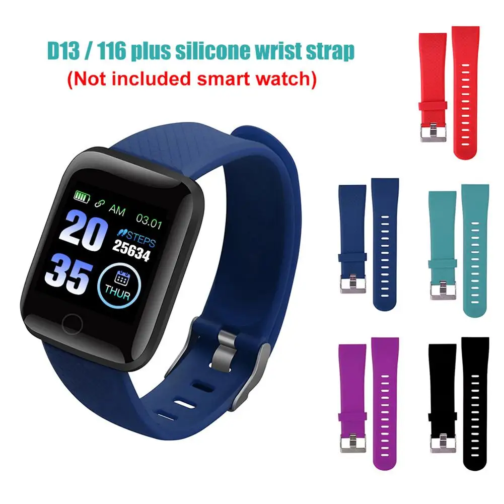 

Replacement Silicone Soft Watchband Wrist Strap for 16 Plus/D13 Smart Watch