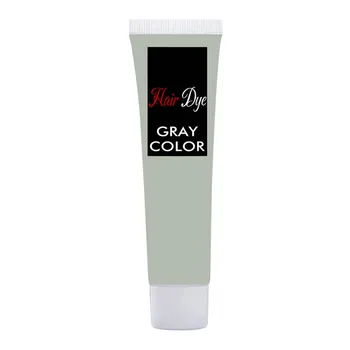 

Fashion Smoky Gray Punk Style Gray Color Nature Permanent Hair Dye Cream Men Women ZGOOD