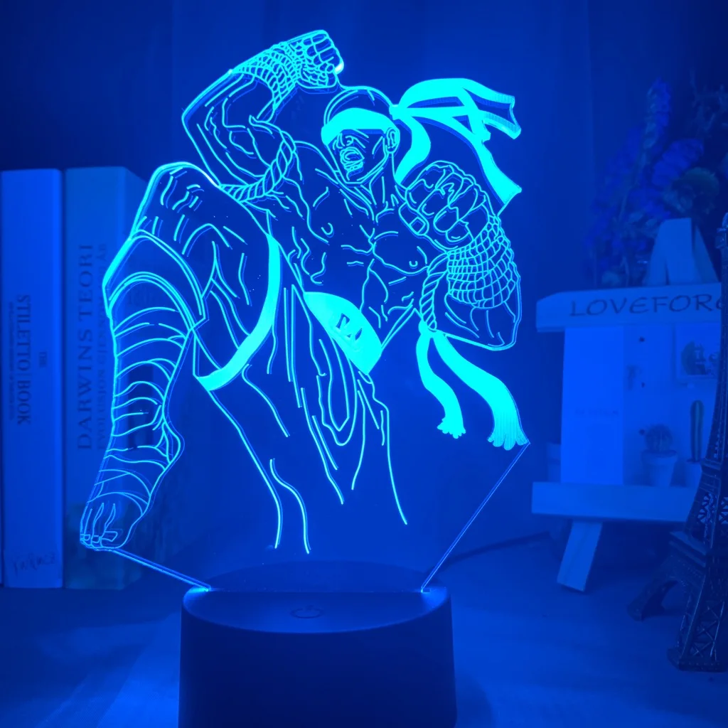 Game LoL The Blind Monk Figure Led Night Light Boys Friend Birthday Gift Cool Kids Bedroom Table Lamp League of Legends Lee Sin