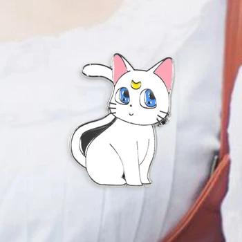 

New Sailor Moon Enamel Brooch Pins Women Girls Fashion Jewelry Japanese Anime Gift
