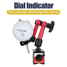 0.01mm Resolution Dial indicator Magnetic table Holder stand Dial Gauge Universal Magnetic Stand Base Indicator Measurement Tool