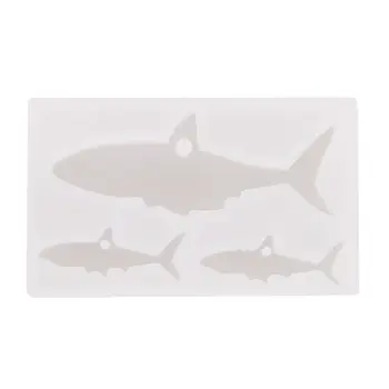 

Crystal Epoxy Resin Mold Shark Casting Silicone Mould Handmade DIY Crafts Decor AXYD