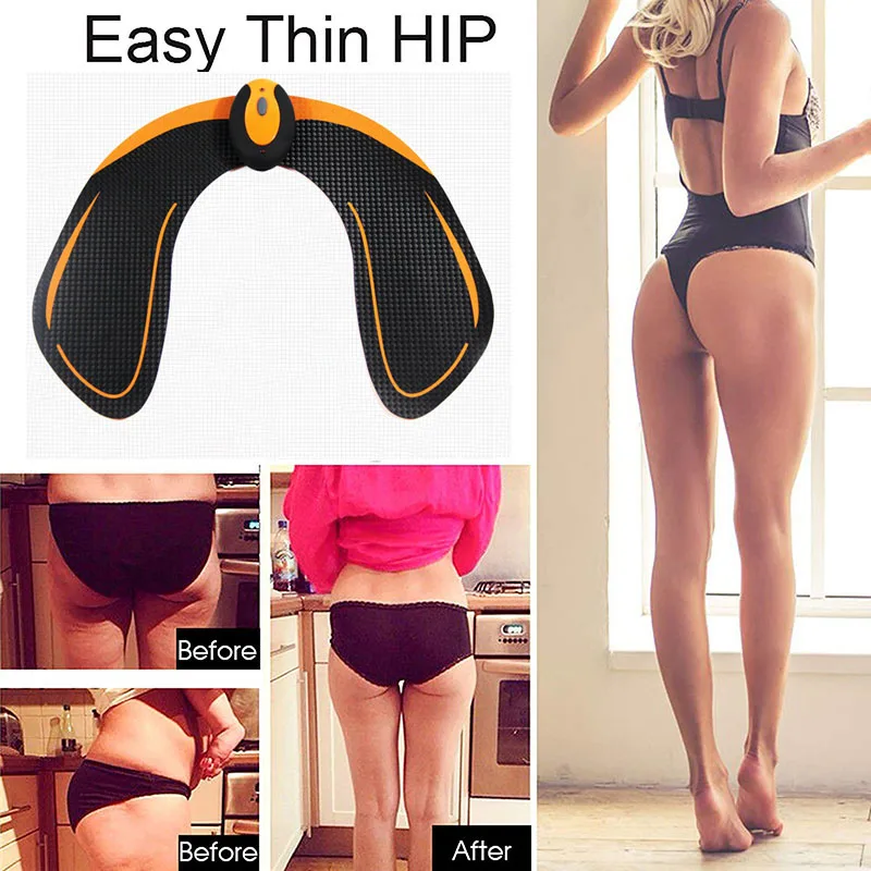EMS Massage Hip Trainer Muscle Stimulator Buttock Lifting Butt Lift Toner ABS Fitness Body Slimming Home Gym Exercise Machine