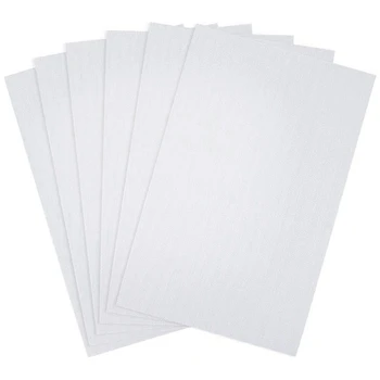 

6 Pieces Aida Cloth 11 Count Cross Stitch Fabric, White, Handmade Embroidery 12 By 18-Inch