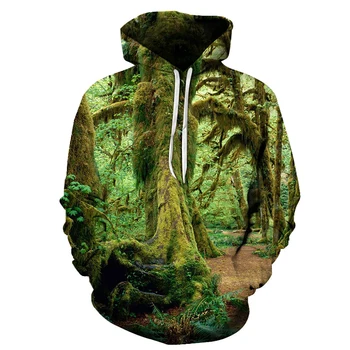 

Human secrets Virgin forest 3d Hoodies Men Hoody 3D Sweatshirt Tracksuit Funny Pullover Cartoon Individual Coat Streatwear Cloth