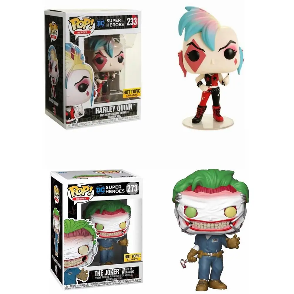 Funko Pop отряд самоубийц Харли Квинн #233 Джокер #273 виниловые фигурки Куклы супер