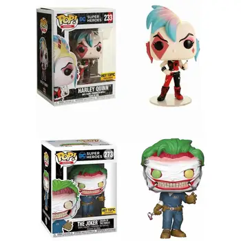 

Funko Pop Suicide Squad Harley Quinn #233 The Joker #273 Vinyl Figure Dolls Super Heroes Hot Topic Action Figure Toys Kids Gift