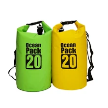 Плавающий Водонепроницаемый сухой мешок 5L/10L/15L/20L/30L Рулон Топ мешок держит снаряжение сухой непромокаемый рюкзак для каякинга рафтинг лодок