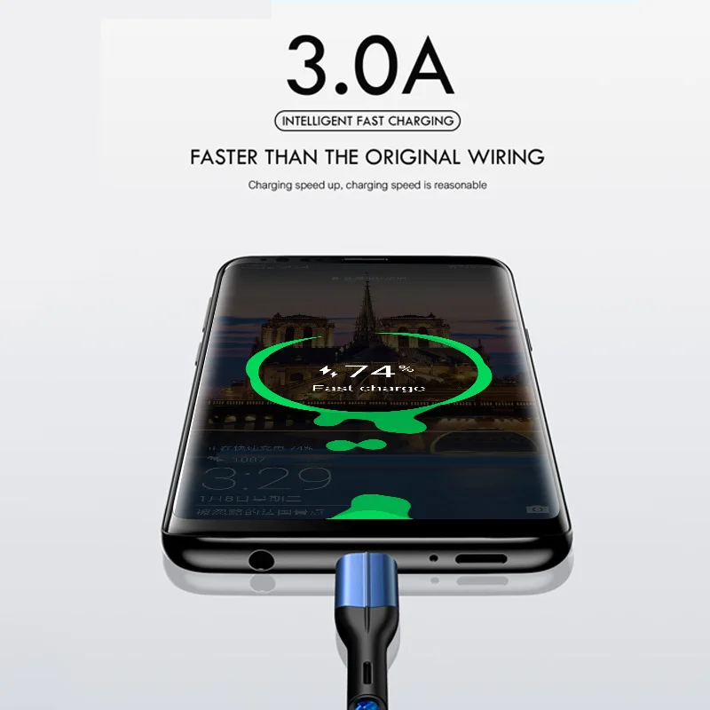 3а микро USB кабель Быстрая зарядка для Xiaomi Redmi Note 5 6 Pro Android кабель для передачи данных для мобильного телефона для samsung S7 микро зарядное устройство