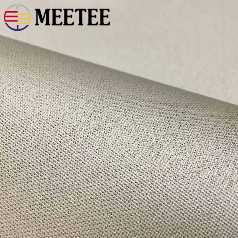 Meetee 50/100X160 см толщиной 600D огнеупорная ткань Оксфорд посеребренный полиэстер водонепроницаемый навес наружная огнезащитная ткань
