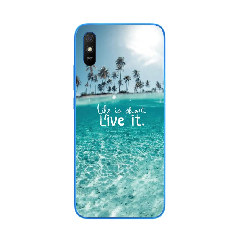 silicon case for xiaomi redmi 9A cases soft tpu back cover on redmi 9a bumper Redmi 9 A phone shell bag full protection coque