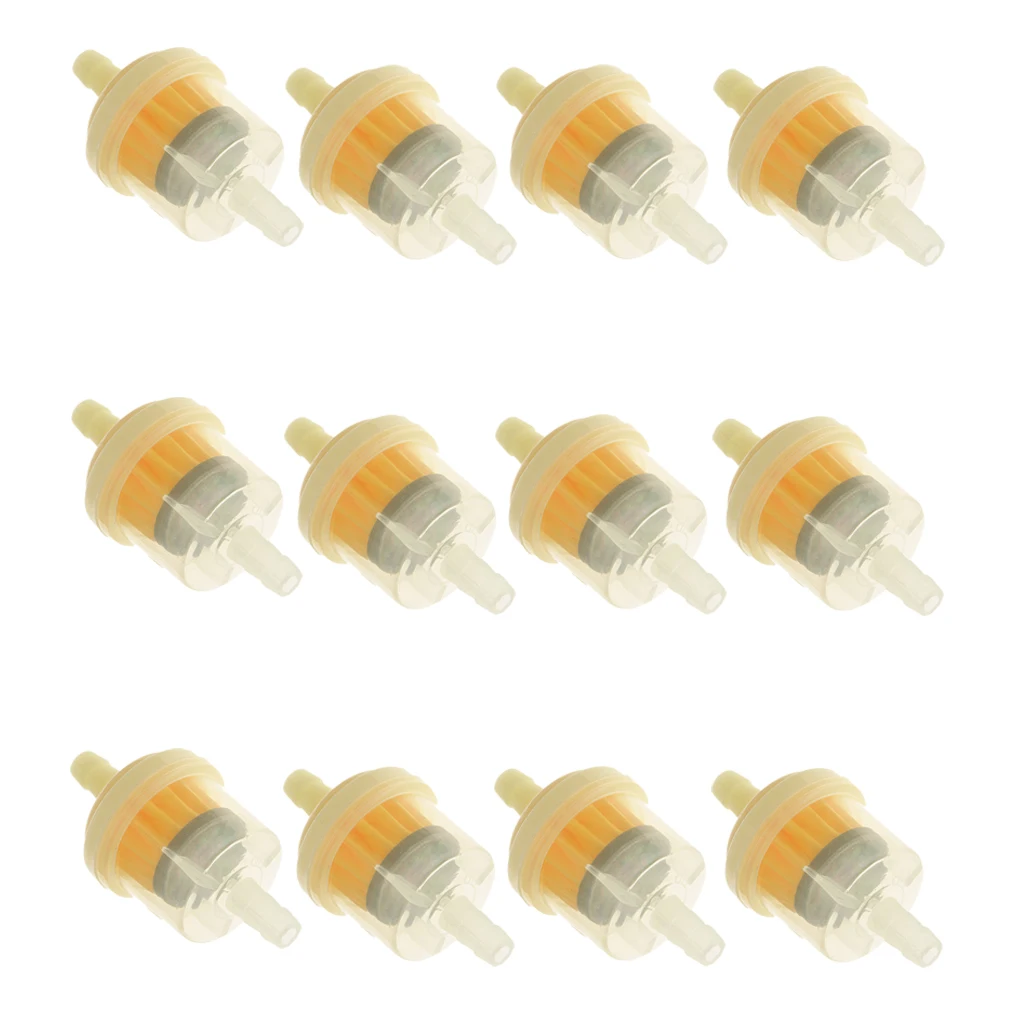 12pcs 8mm Universal Small Inline Petrol Fuel Filter for Motorcycle ATV 12pcs 8mm Universal Small Inline Petrol Fuel Filter for Motorcycle ATV