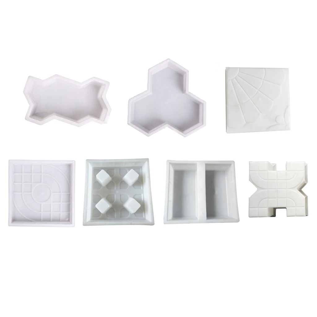 Driveway Paving Brick Patio Concrete Slabs Path Garden Walk Maker Mould