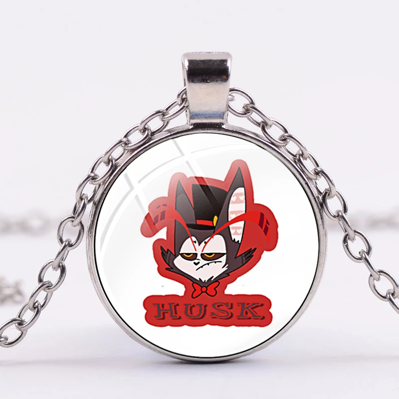 SONGDA новейшая аниме Hazbin подвеска с изображением отеля Готический розовый мультфильм Charlotte Vaggie Alastor Подвеска Панк цепь ювелирные изделия подарок для фанатов