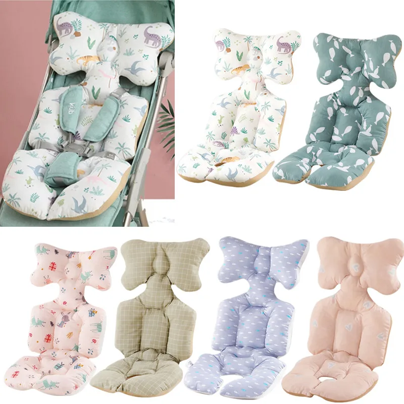 Cojín para silla de bebé Universal, cojín de coche para bebé, soporte para cuello y cabeza, almohada, silla de paseo infantil, alfombrilla de cojín cálido