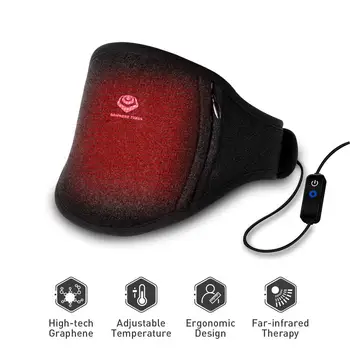 

Graphene Times Heating Neck Support for Far-Infrared Physical Neck Therapy USB Cord Perfect for Injured or Sore Neck