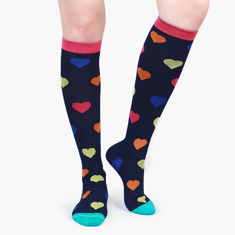 Brothock medical compression stockings women pressure socks outdoor sports socks high long tube tide running