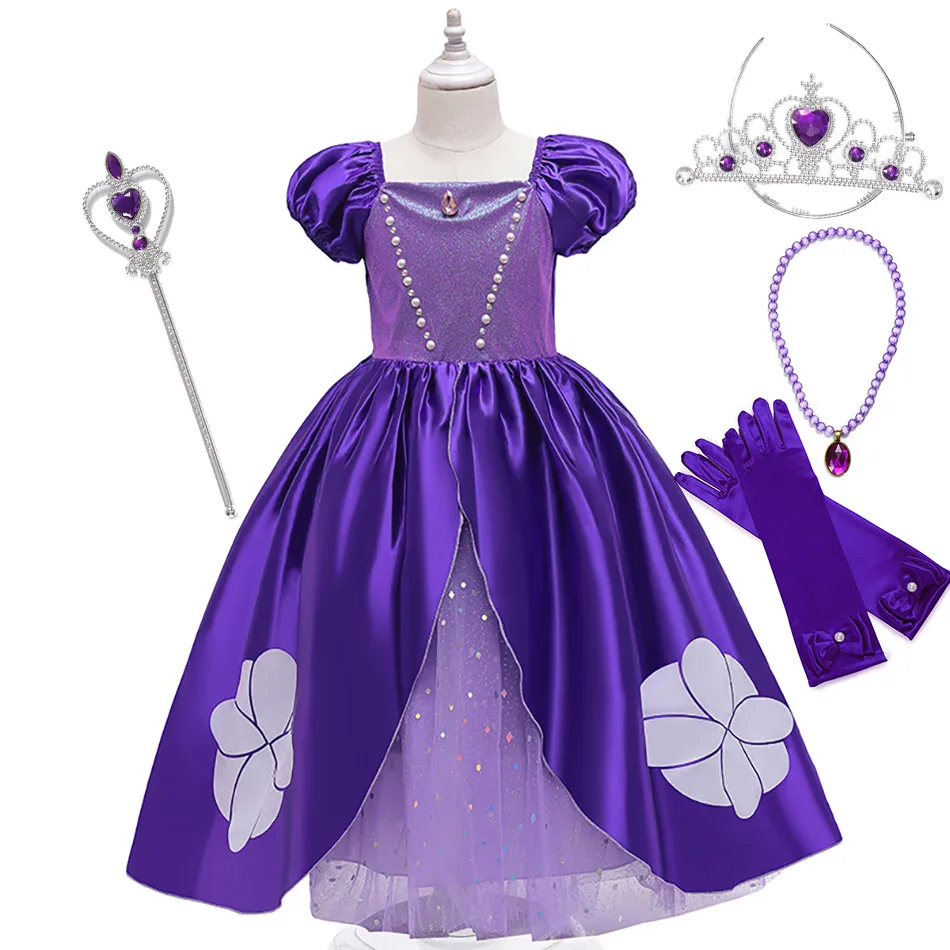 София первая костюм для детей платье принцессы вечерние нарядное обувь девочек