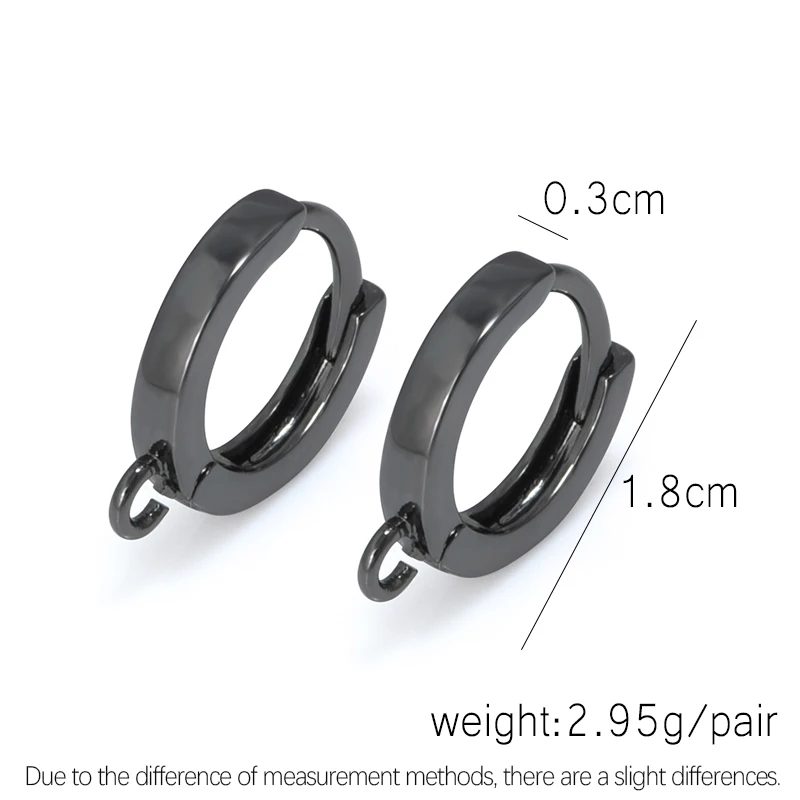 Gold Hoop Earring Hooks for DIY Handmade Jewelry and Accessories Wholesale
