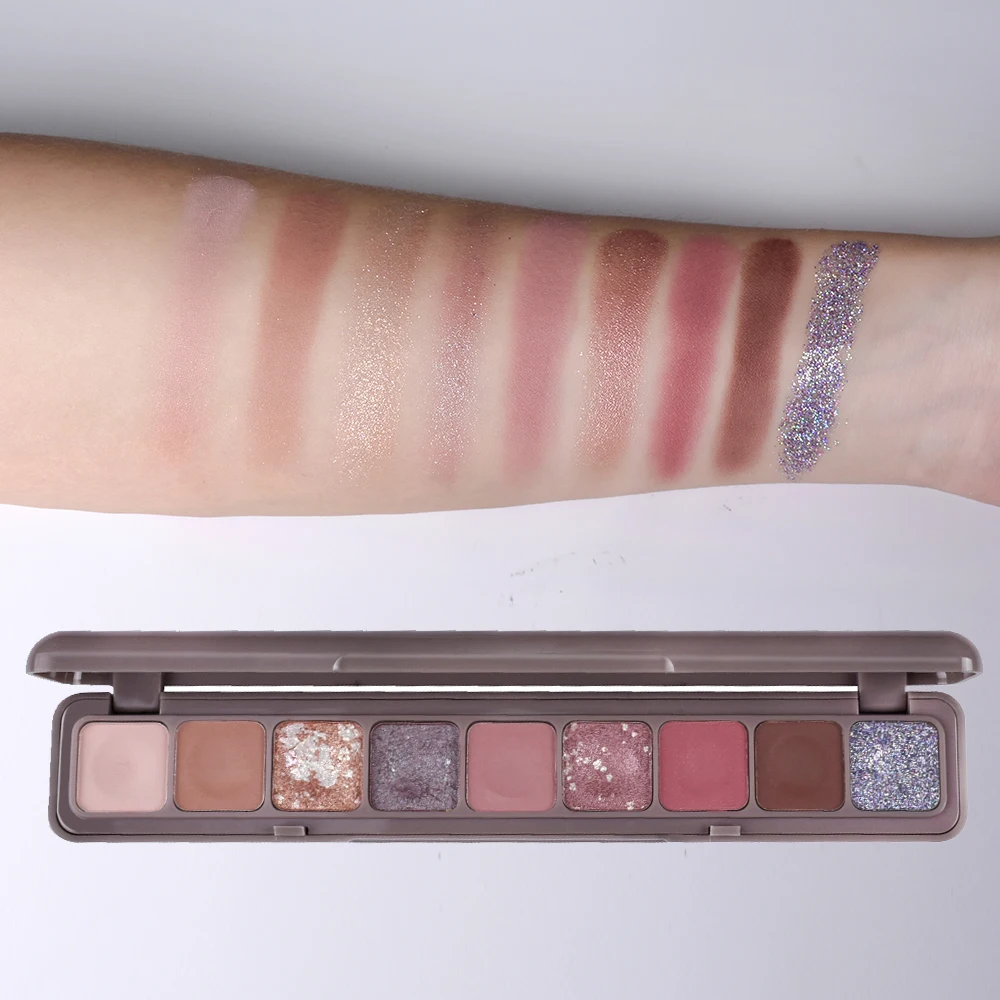 Makeup New Design OEM 9 Colors Keyboard Eyeshadow High Pigment Eyeshadow palette