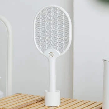 

Electric Mosquito Swatter Rechargeable Led Electric Insect Bug Fly Mosquito Dispeller Killer Racket 3-layer Net Bug Zapper