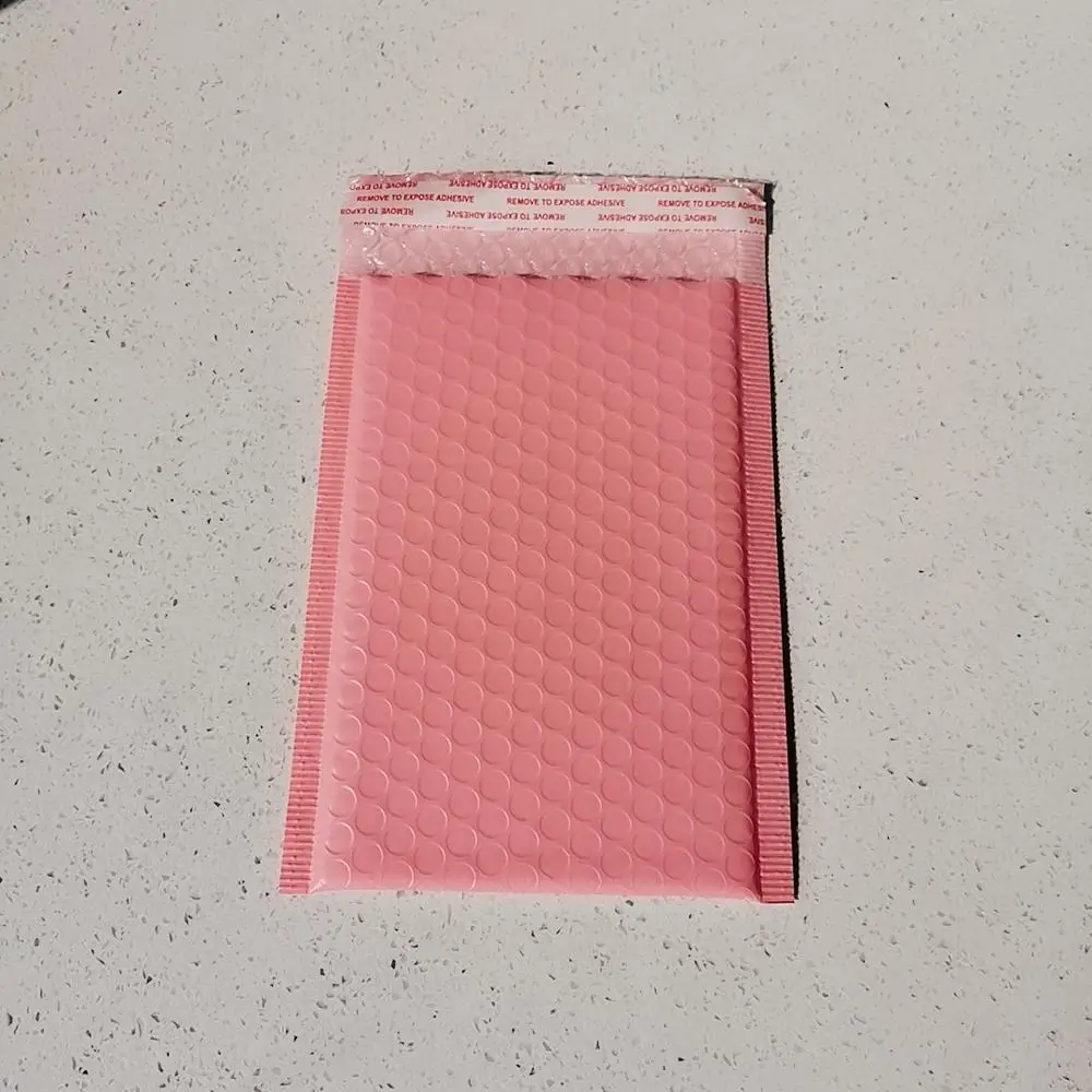 

5pcs/lot Pink Bubble Envelope Mailer Gift Plastic Shockproof Packaging Bubble Envelope Bags Free Shipping