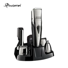 PROGEMEI 5 в 1 Электрический триммер для волос профессиональная машинка для стрижки волос для мужчин Высококачественная Мужская машинка для стрижки волос бритвенные станки для носа