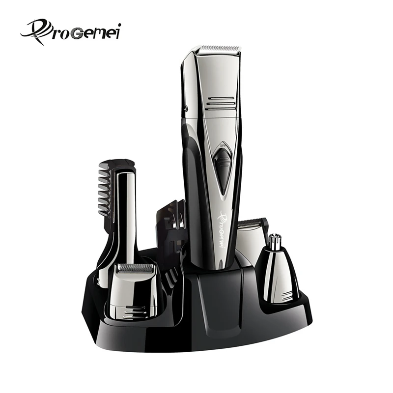 

PROGEMEI 5 in 1 Electric Hair Trimmer Professional Hair Clipper for Men High Quality Male Haircut Machine Nose Shaving machines