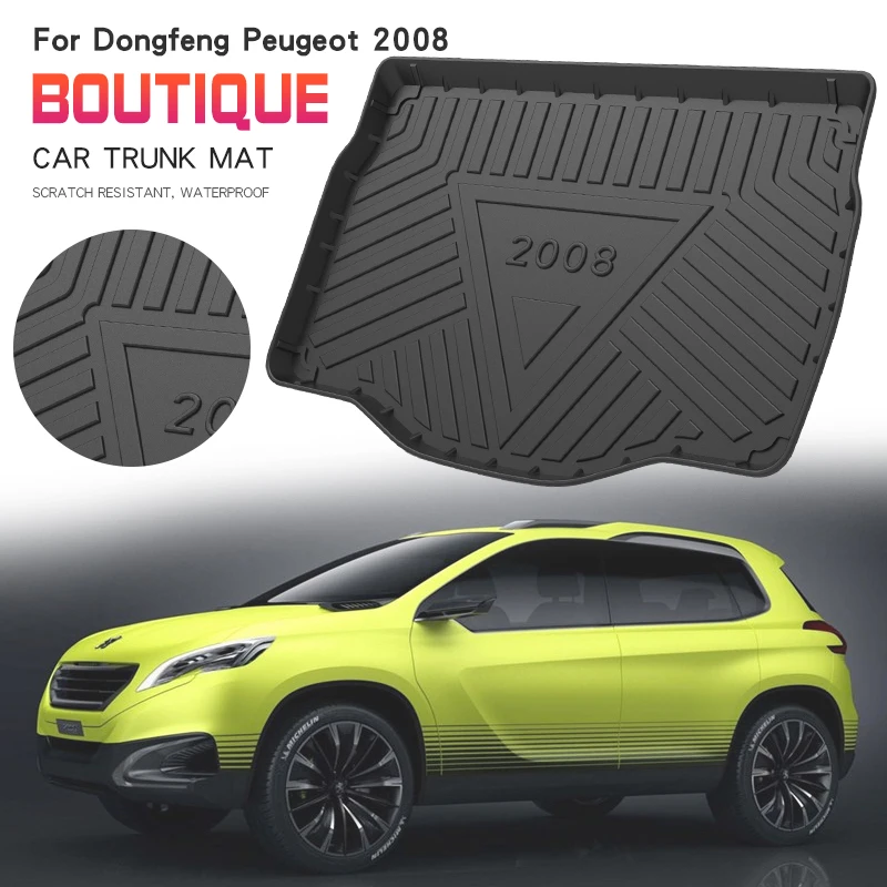 For Peugeot 2008 2014 2019 Boot Mat 