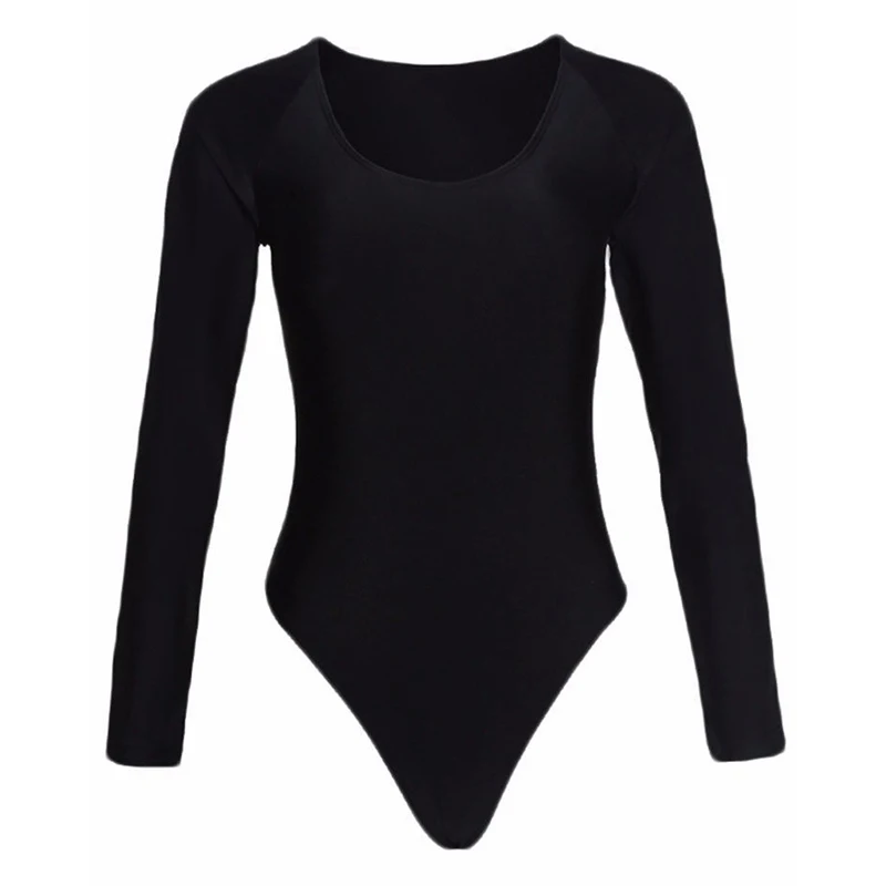 Sexy Thong Rash Guard Swimwear Women Sport One Piece Swimsuit Bathing Suit Surfing Swimming Suit Black Beachwear Bodysuit