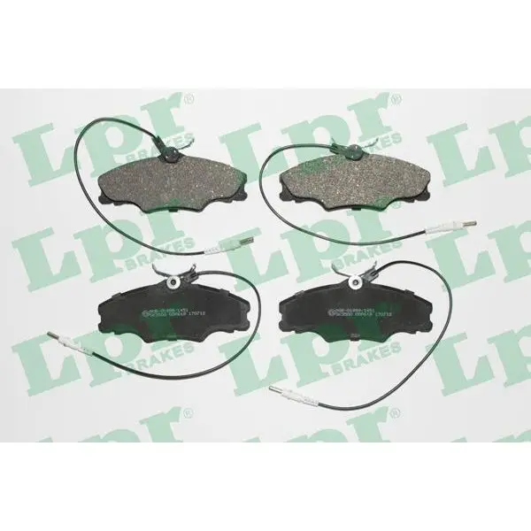 Колодки тормозные PEUGEOT 406 95-04 передние LPR 05P619