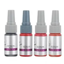 15 мл! полупостоянная макияжная подводка для глаз бровей чернила длительный Татуировка Цвет пигмент для микроблейдинга бровей татуировки чернила