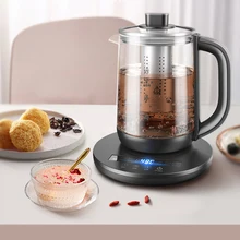 Tea-Maker Kettles Teapot Glass Coffee Titanium Black Health-Pot Steam-Spray'er Pu Automatic