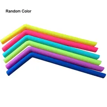 Многоразовая Пищевая силиконовая соломинка длиной 25 см Fda для напитков, сока, питьевая трубка, одноразовые соломинки