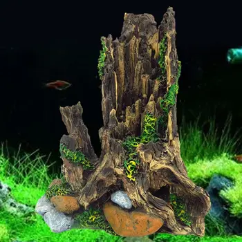

Aquarium Artificial Decoration Bole Trunk Driftwood Cave Fish Tank Landscape Resin Ornaments