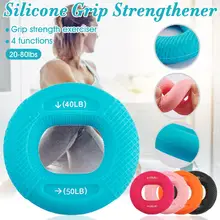 

Silica Gel Hand Grip Ring Men Women Gym Fitness Finger Heavy Exerciser Ball Strength Muscle Recovery Gripper Trainer