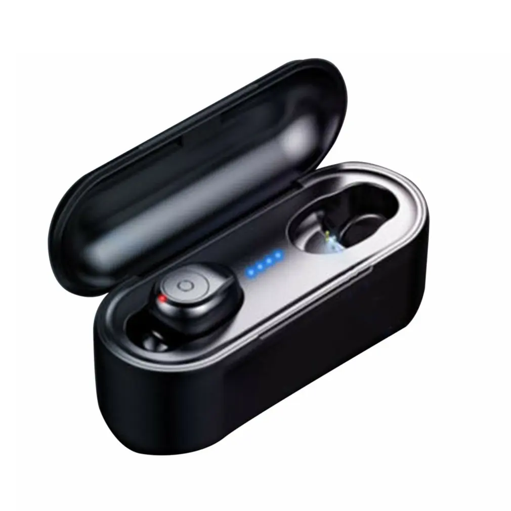 Мини TWS беспроводные наушники Bluetooth 5,0 стерео гарнитура спортивные Bluetooth наушники с зарядным устройством - Цвет: 2 digital display
