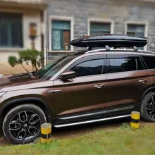 Алюминий сплав Установка багажник на крышу багажа направляющей перекладина для SKODA KODIAQ